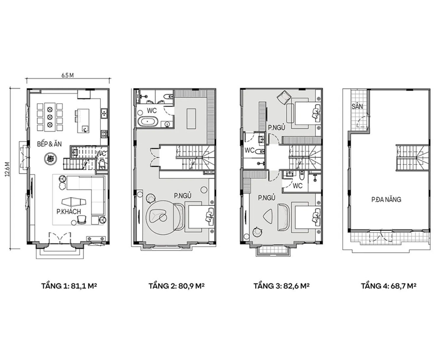 Mặt bằng căn hộ