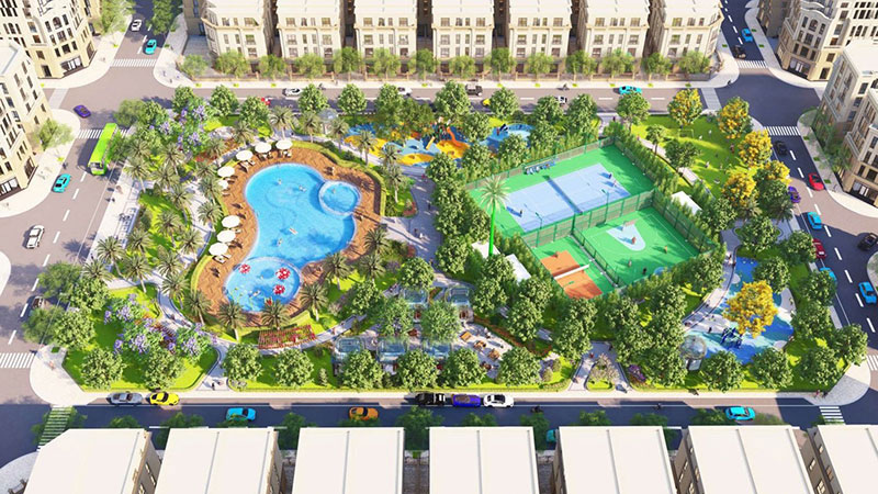 Khám phá Hệ thống công viên Vinhomes Global Gate Cổ Loa Rose Park