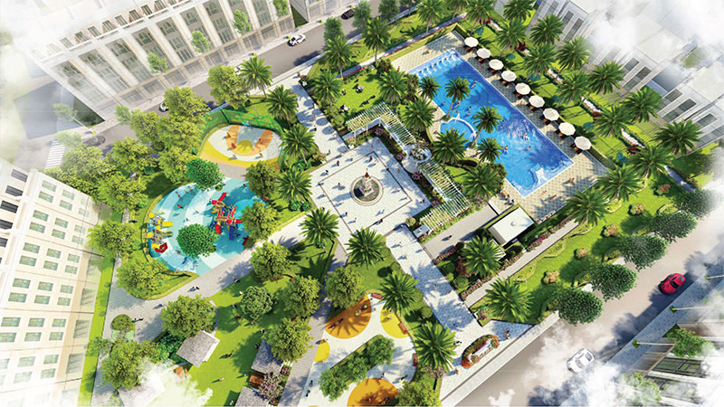 Khám phá Hệ thống công viên Vinhomes Global Gate Cổ Loa Công viên khách sạn Boutique Park