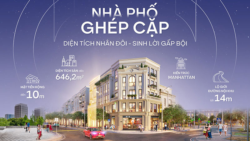 Nhà phố ghép cặp Vinhomes Cổ Loa 2