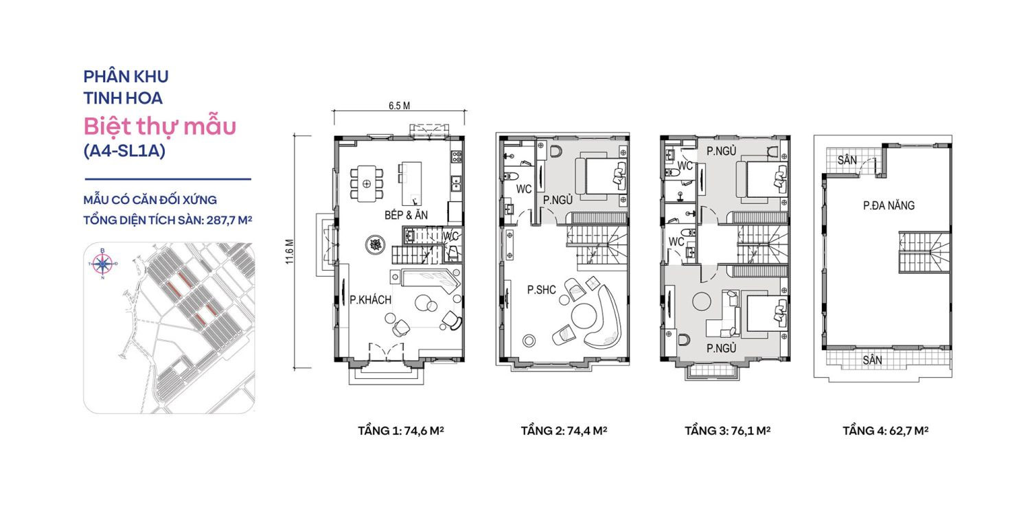 Phân khu Tinh Hoa Vinhomes Cổ Loa 12