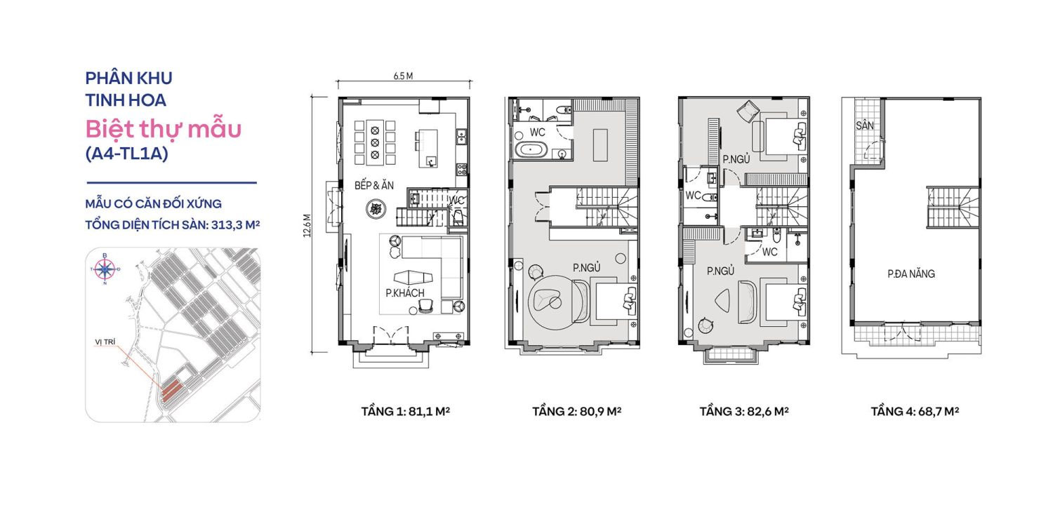 Phân khu Tinh Hoa Vinhomes Cổ Loa 13