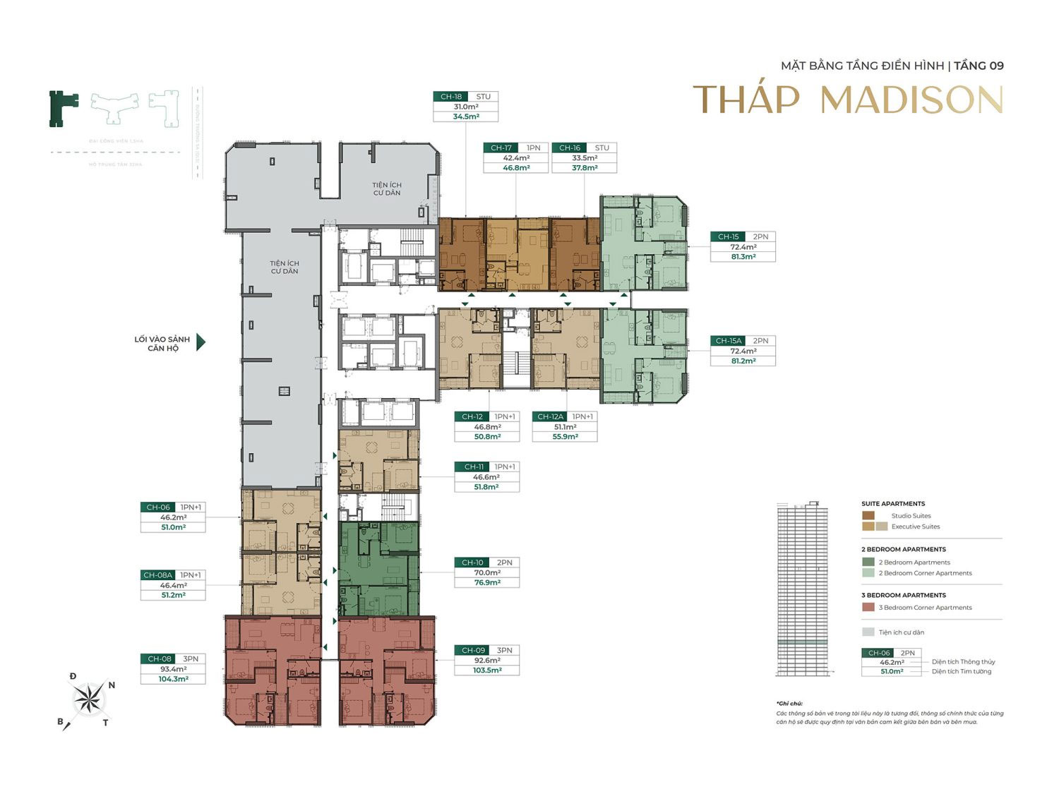 Tòa Madison The Cosmopolitan 9