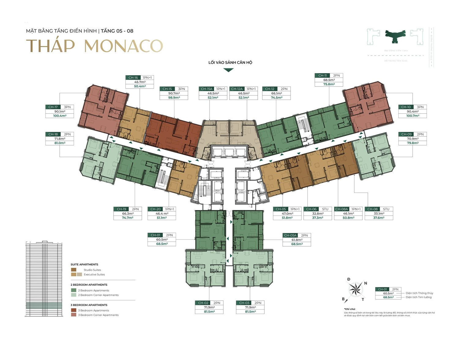Tòa Monaco The Cosmopolitan 8