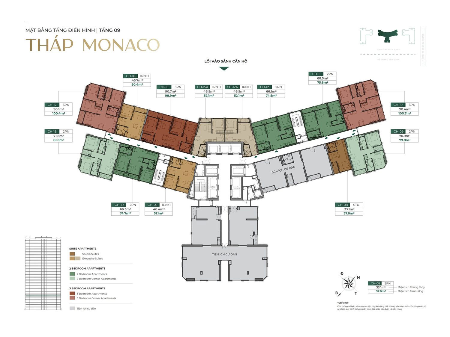 Tòa Monaco The Cosmopolitan 9