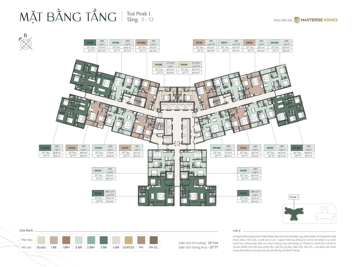 Tòa Peak 1 Lumiere Essence Peak 9